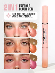 Anglicolor freckle stamp activation demonstrates precise, easy touch-ups.