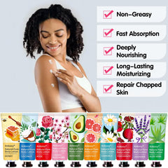 ANKOOY travel-size-lotion-pack is ideal for on-the-go skincare.