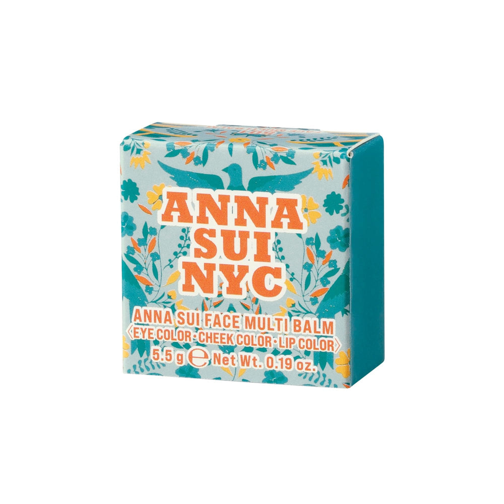 Anna Sui Face Multi Balm 501 Sepia lip application—satin finish with subtle glow