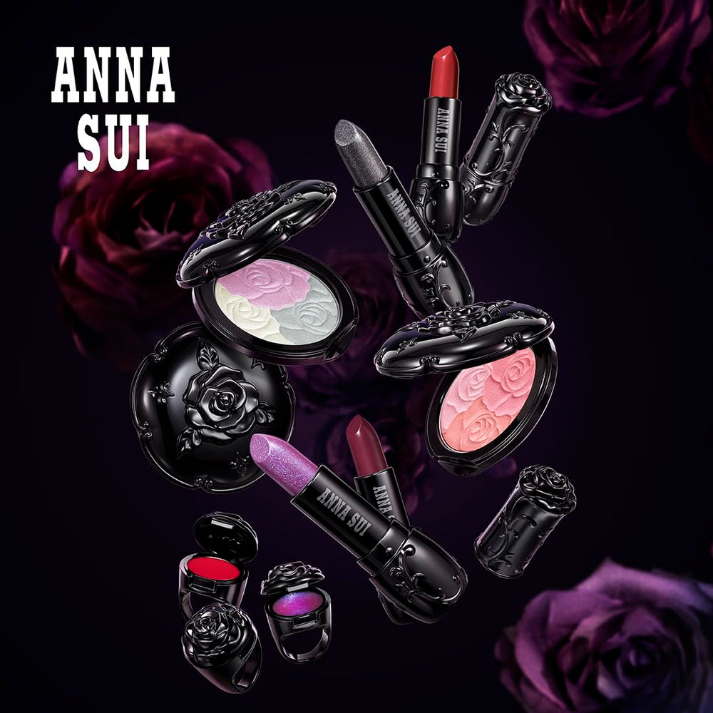 ANNA SUI Lipstick P two-shades display offers versatile looks.