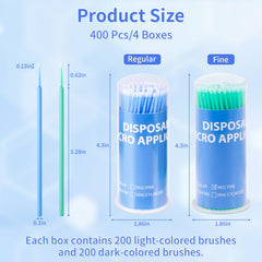 Annhua dental office micro-applicator for small-area bonding and etch placement