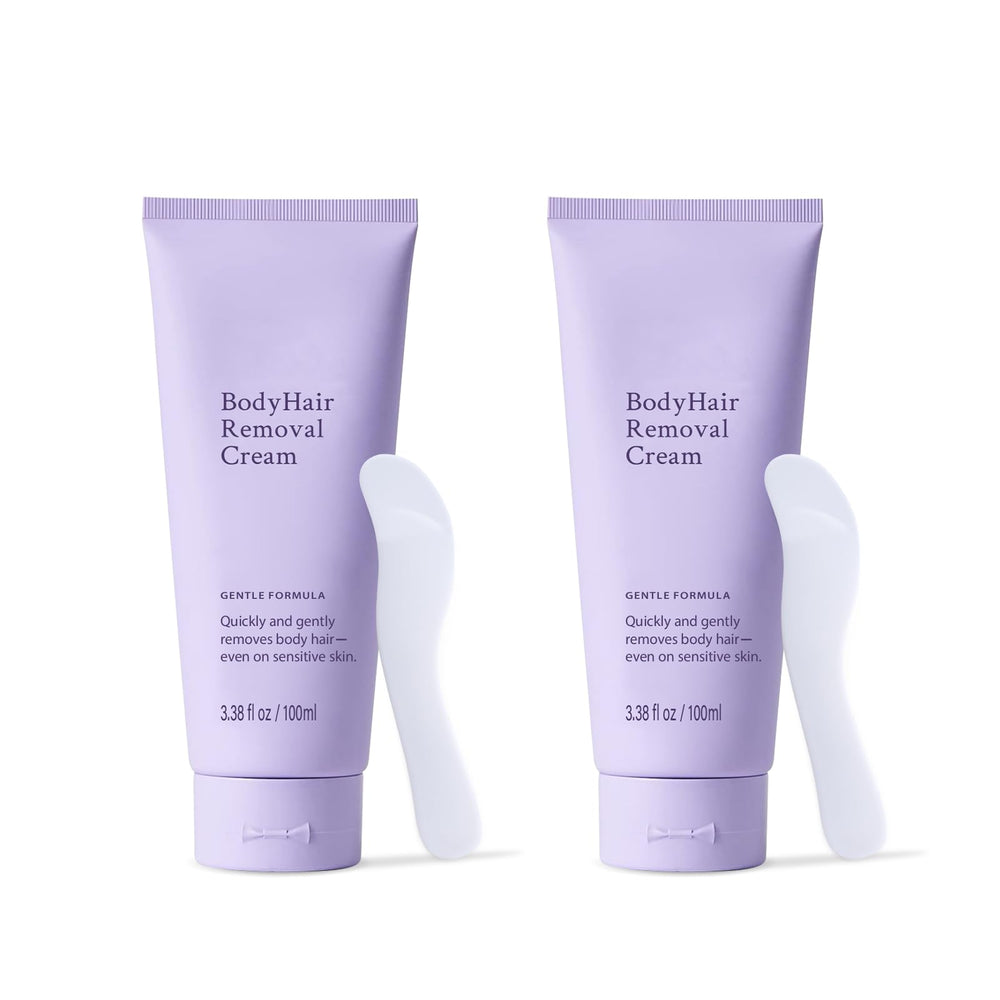 Annsky hair removal cream two tubes for convenient at-home use and smooth legs.