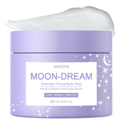 Neck contour area being massaged with Anroha Moon Dream for lift potential.