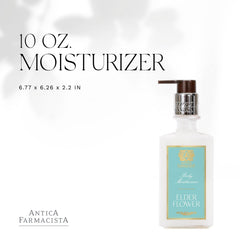 Antica Farmacista body moisturizer swatch shows silky texture for radiant skin