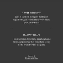 Green tea element in Antica Farmacista Bubble Bath for a soothing escape