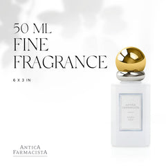 Antica Farmacista Cozy You label detail — premium branding and refined notes.