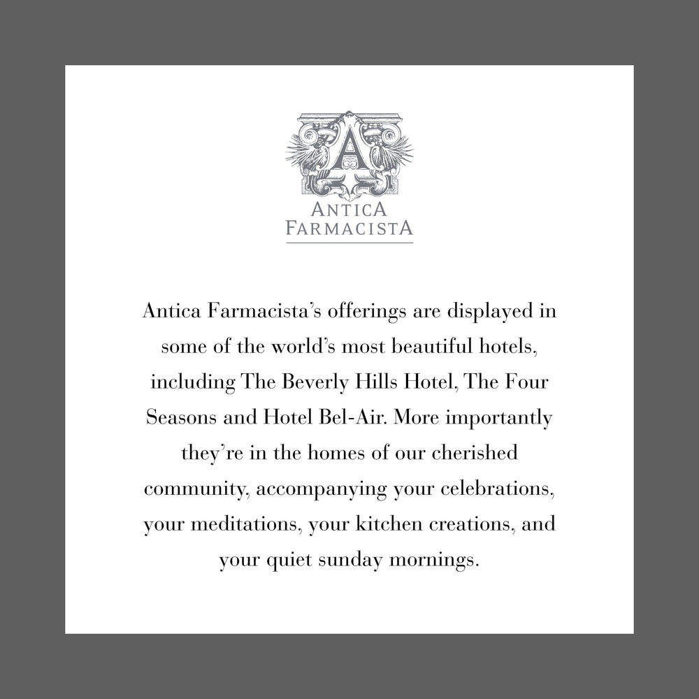 Antica Farmacista gift-ready presentation highlights a thoughtful occasion gift