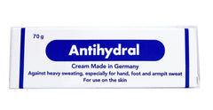 Antihydral cream texture close-up demonstrating dense paste consistency for precise, mattifying application