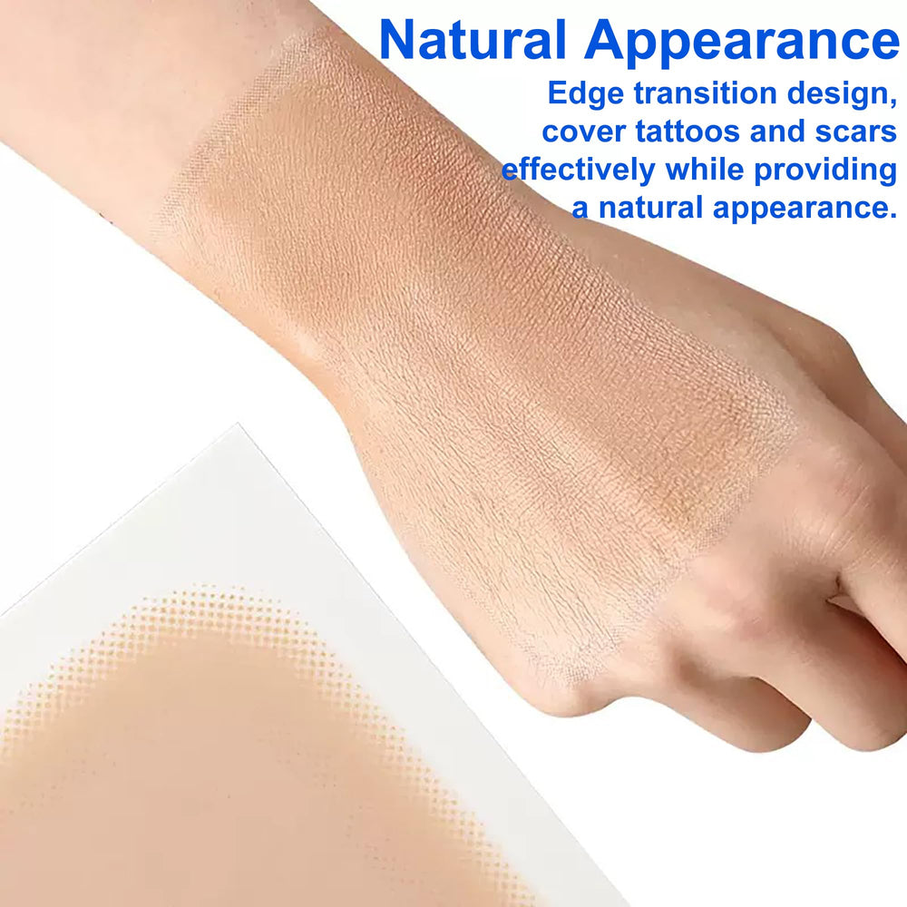 Anvosy close detail of patch edge blending smoothly into skin for invisible look