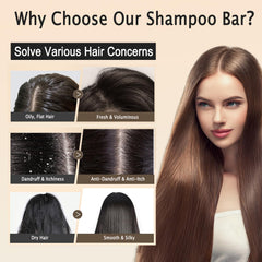 Anweina compact shampoo bar in a travel pouch for on-the-go use.