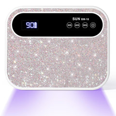 ANYINS LED Nail Lamp front view showing 42 LEDs for fast, even curing