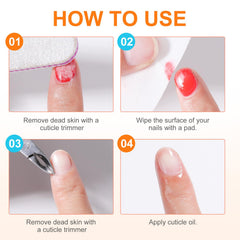 ANYINS fully soaked remover wipes provide quick, convenient polish removal