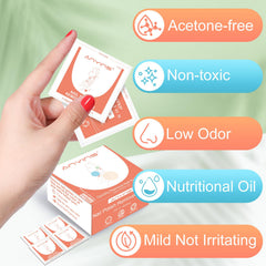 ANYINS nourishing oils in remover pads gently moisturize nails and cuticles during use