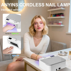 ANYINS UV Nail Lamp durable construction suggests long-term reliability.