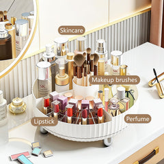 Anyoifax cosmetics storage on dresser helps organize bottles and tools neatly.