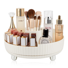 Anyoifax makeup-perfume organizer tray rotating for quick vanity access