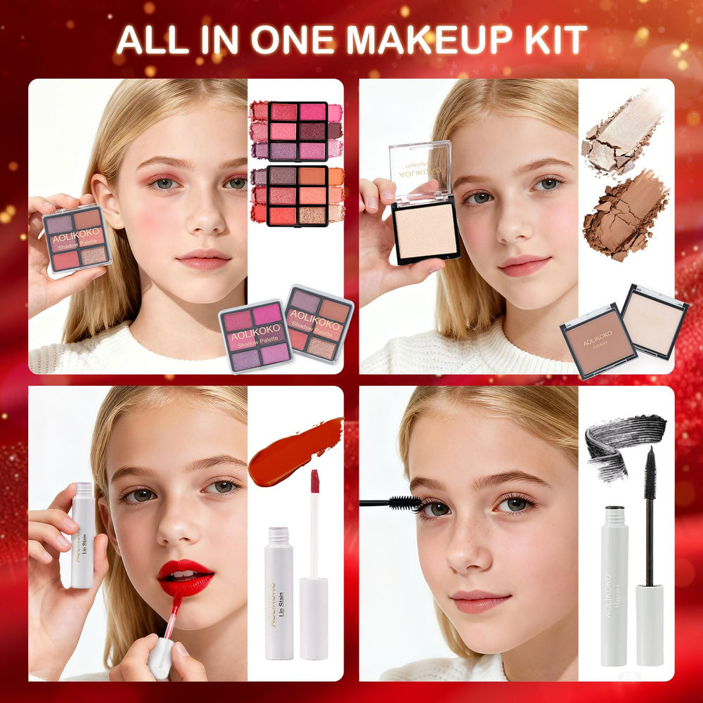 Aolikoko lipstick advent calendar 24 days for bold color pops throughout December.