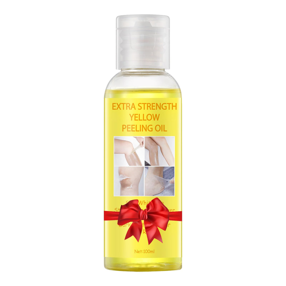 AOPEIBOTO Yellow Peeling Oil bottle for at home exfoliation and safe use