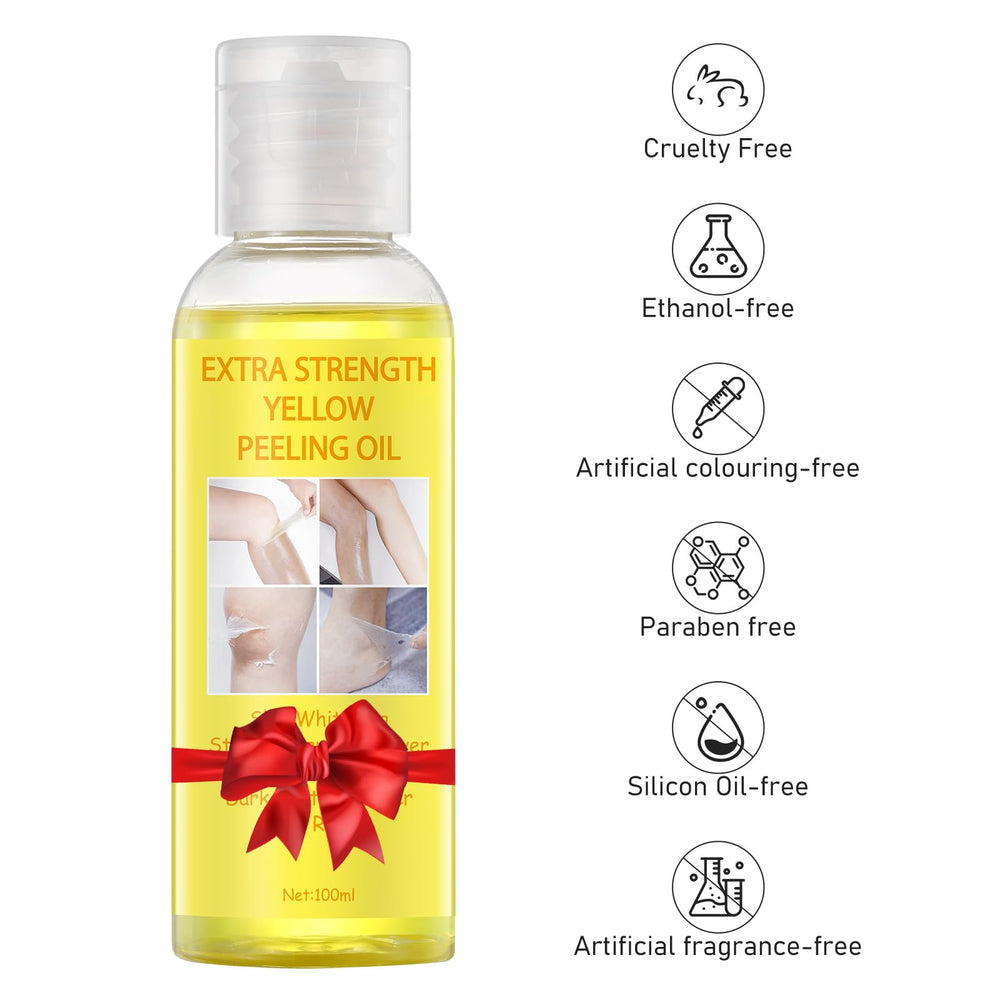 AOPEIBOTO Yellow Peeling Oil ingredients highlight natural extracts and salicylic acid