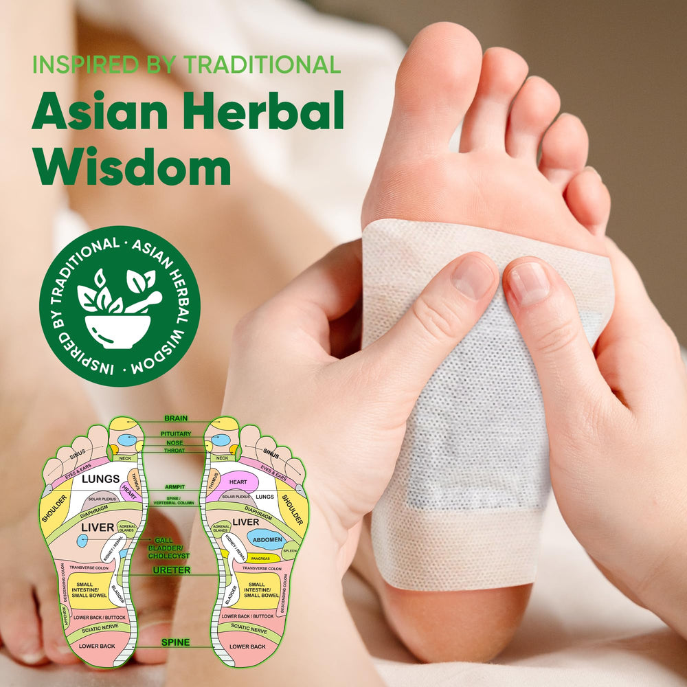 AOSORW foot pads applied to arches offer easy, mess-free use