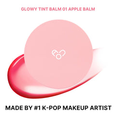 AOU Glowy Tint Balm Pink Shade delivers smooth gloss and color