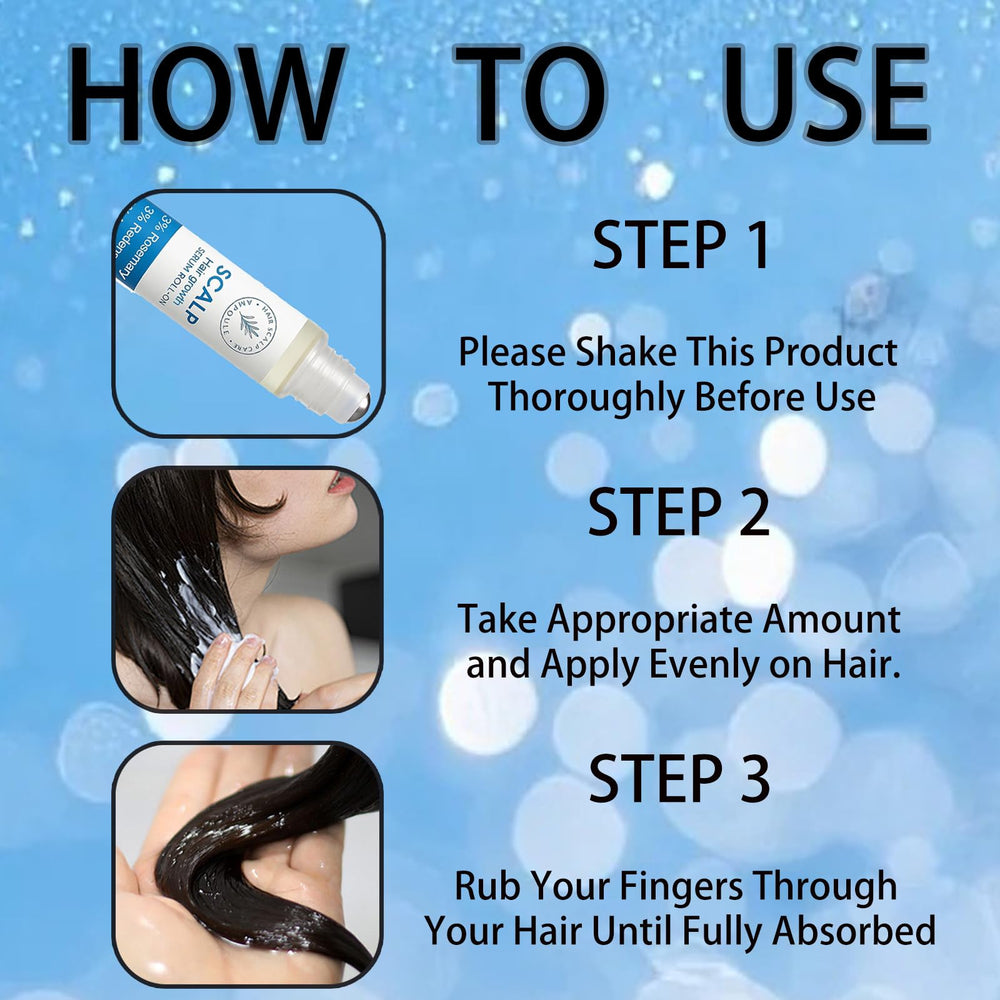 Aparthy 30-second daily routine for scalp nourishment.