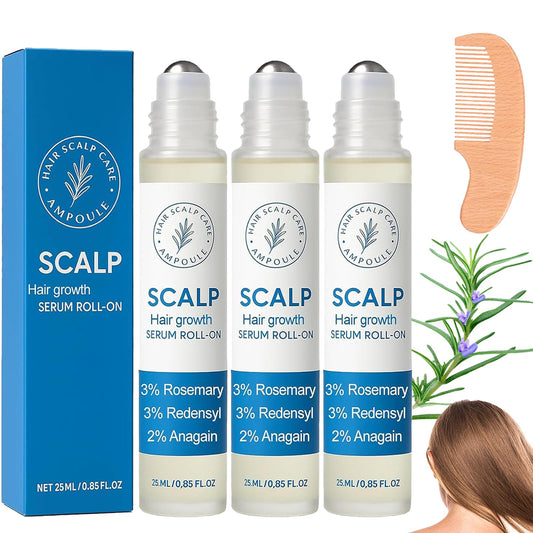 Aparthy Hair Growth Roll-On bottle for targeted scalp application.