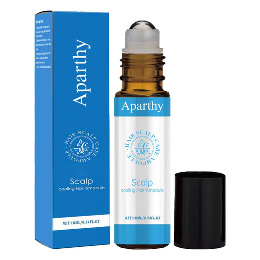 Aparthy Hair Growth Serum Roll On bottle for daily, mess-free scalp application