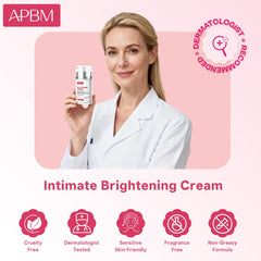 APBM bikini-area image shows safe care for intimate skin.