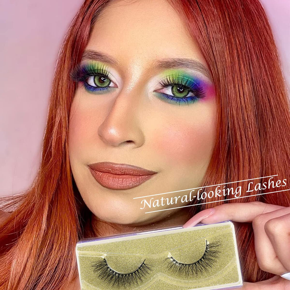 APCYUST 5D fluffy lashes offer dramatic yet wearable volume.
