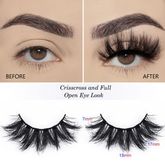APCYUST flexible band allows easy application along your natural lash line.