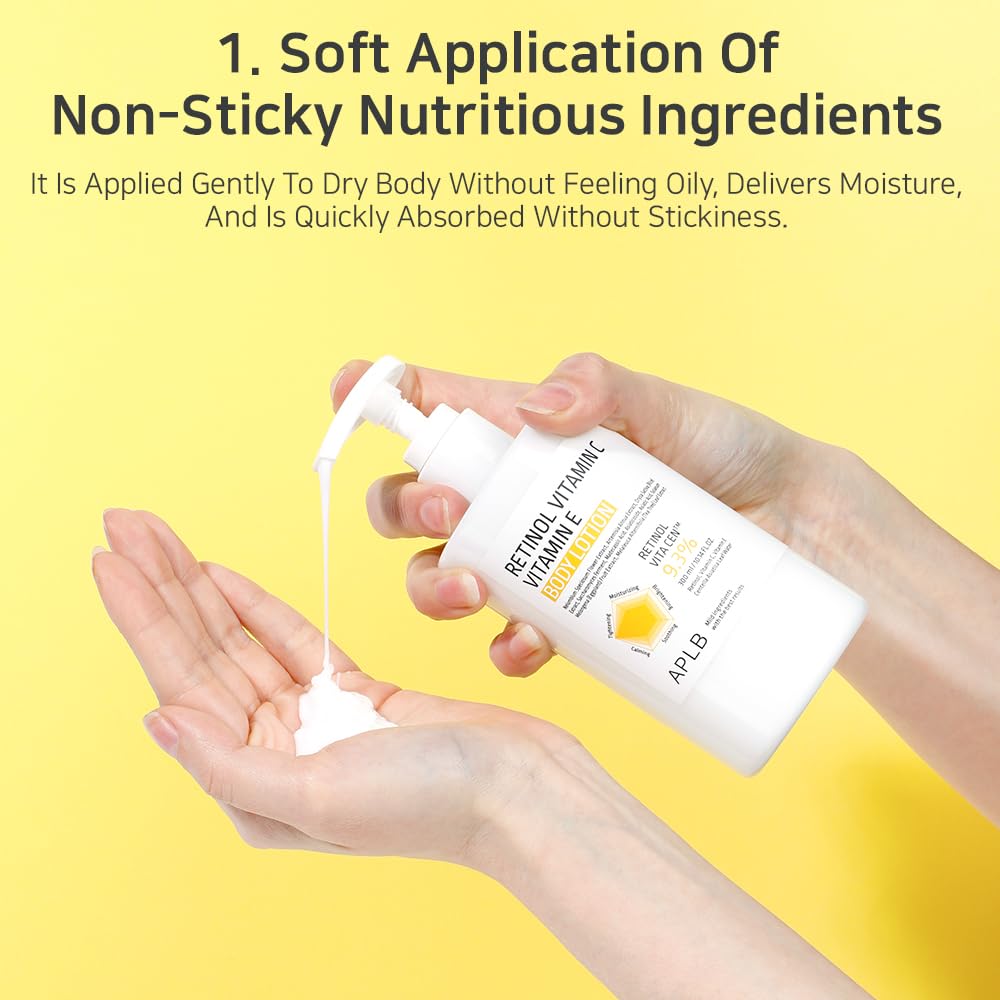 APLB Body lotion on arm demonstrates even skin coverage.