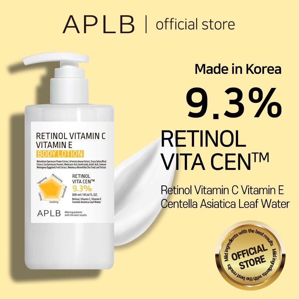 APLB Retinol Vita Cen label closeup shows ingredient blend for vitality.