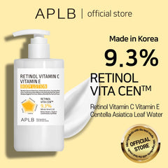APLB Retinol Vita Cen label closeup shows ingredient blend for vitality.