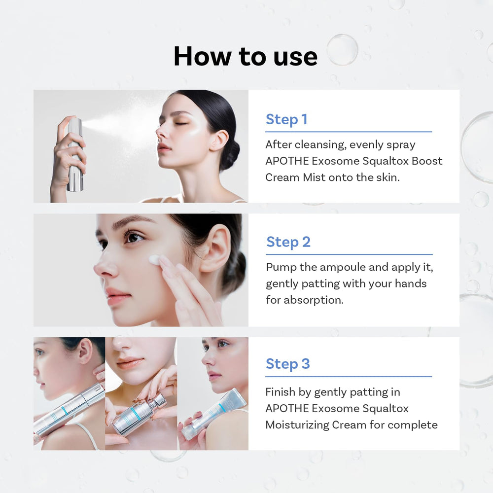APOTHE Exosome Squal-Tox dermatologist-approved safety seal