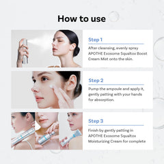 APOTHE Exosome Squal-Tox dermatologist-approved safety seal