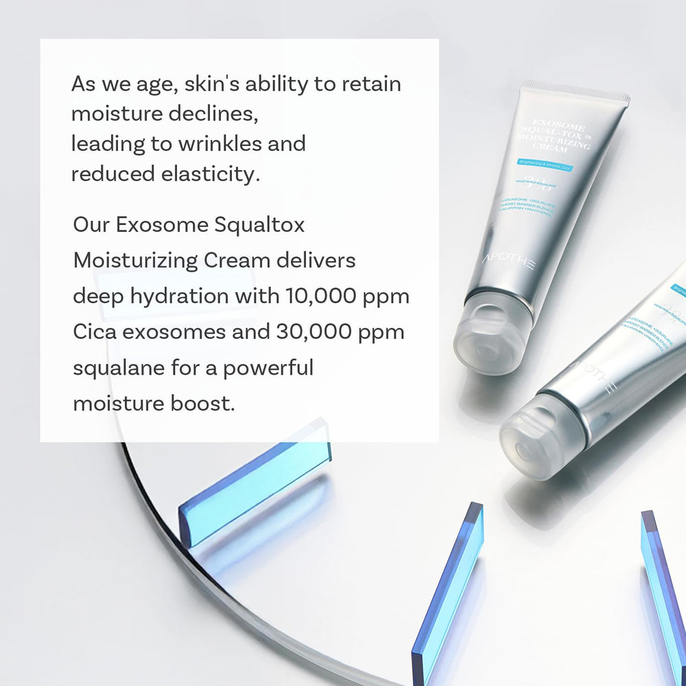 APOTHE Exosome Squal-Tox near eye area use for gentle hydration