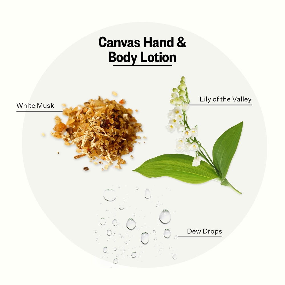 APOTHEKE Canvas lotion texture close-up shows fast-absorbing moisture