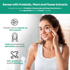 AppleBiotic face and neck application for smooth, even coverage