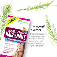 Applied Nutrition Longer Stronger Hair & Nails pour shot indicating convenient dosing