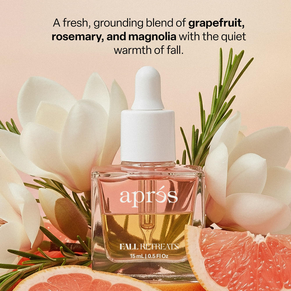 APRES Cuticle Serum dropper activate demonstrates easy application