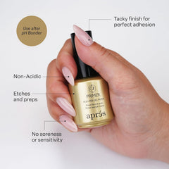 APRÉS Gel-X extension tips on nail showcase easy application.