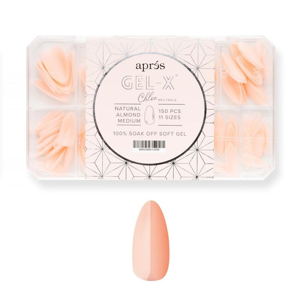 APRÉS Neutrals Gel-X Chloe box packaging showing premium nail tips for pros