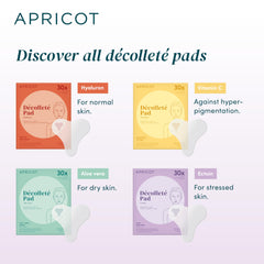 APRICOT chest pad for overnight wear delivers refreshed skin