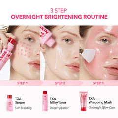APRILSKIN TXA Niacinamide 99 mask clinical results visual