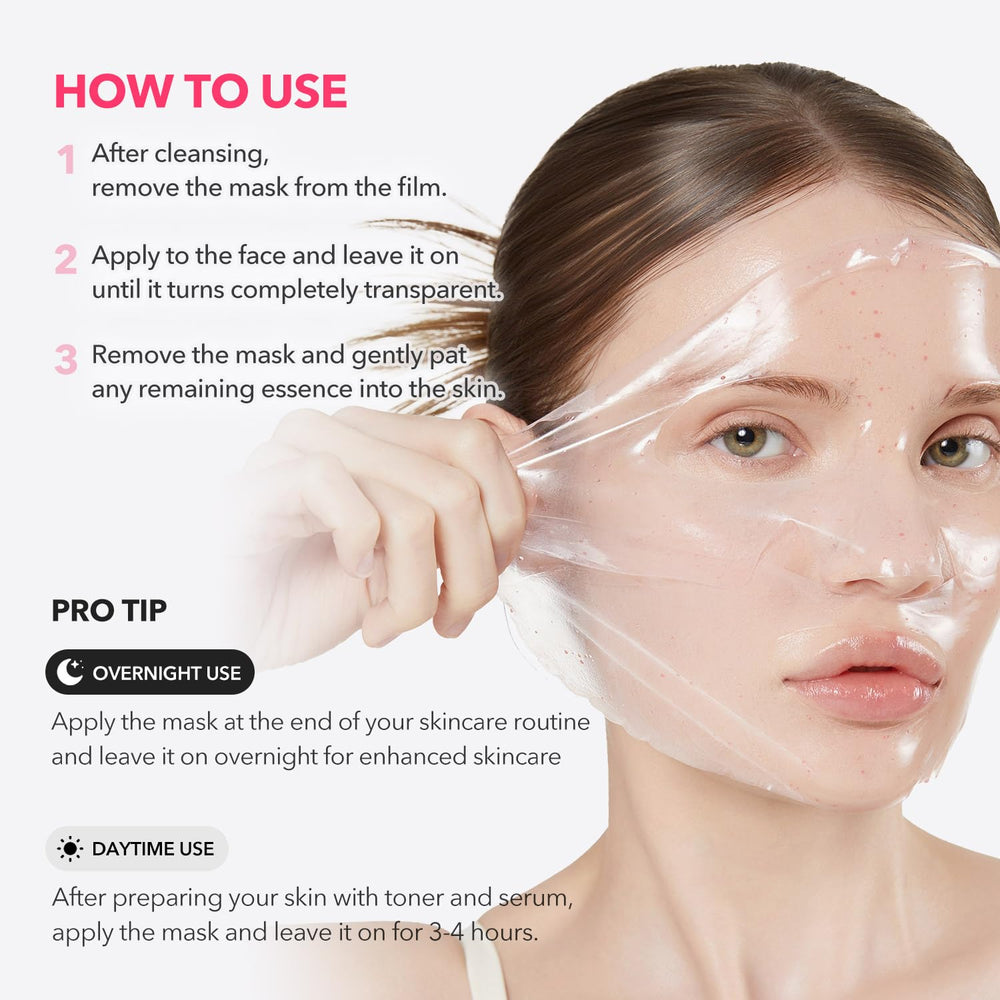APRILSKIN TXA Pink Capsule Gel Mask nightly hydration routine.