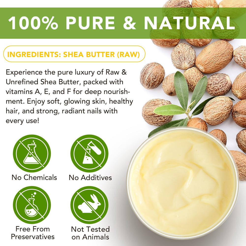 APUUFYQC Shea Butter close-up texture highlights natural richness for nourished skin