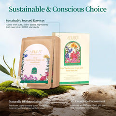 APUREE blend of peony flower and aloe vera aids hydration and resilience