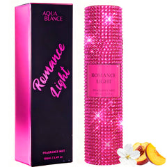 AQUA BLANCE Romance Light rhinestone bottle catches light, adding glamorous gifting appeal.