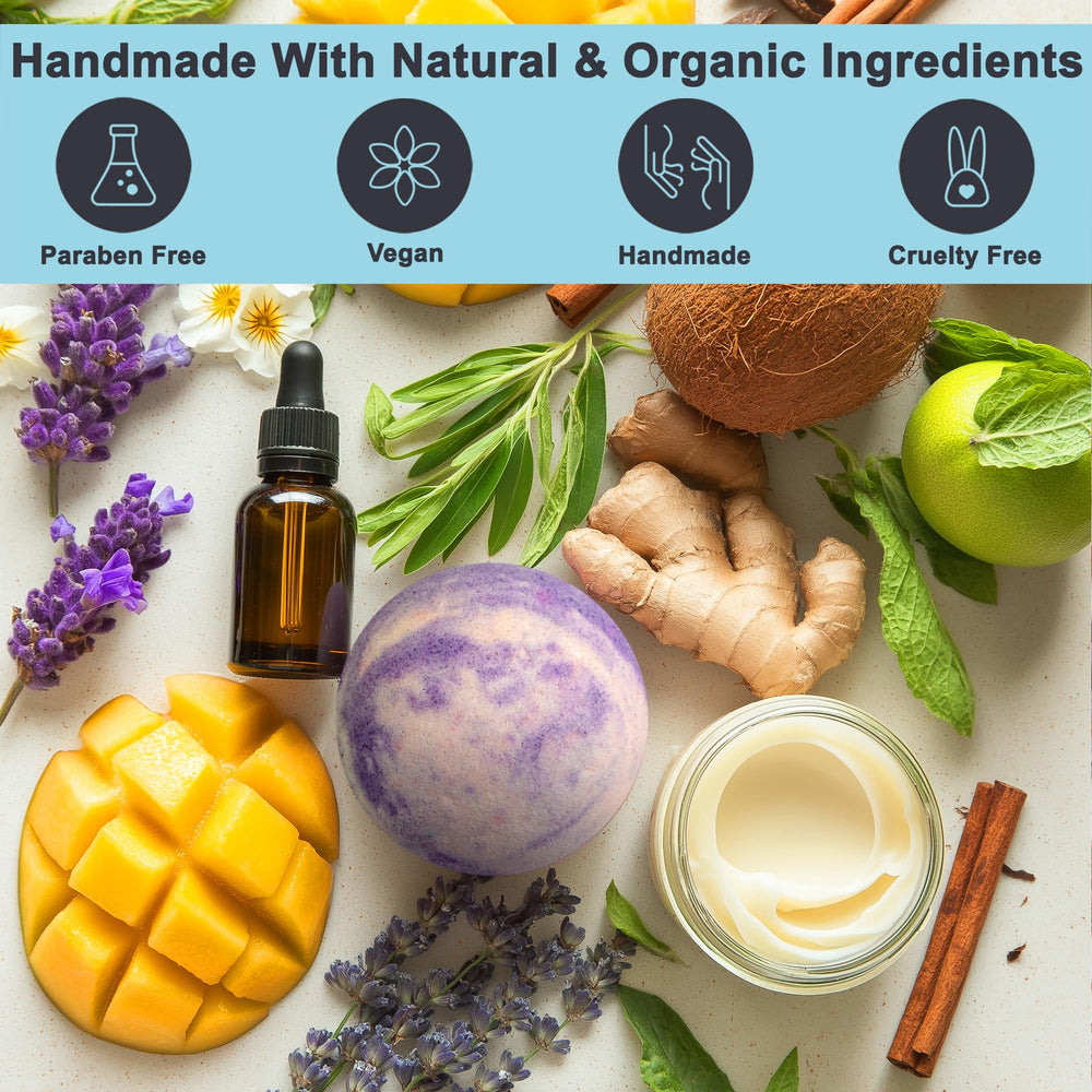 Aqua Elegante bath bomb ginger scent offers an energizing, refreshing soak.